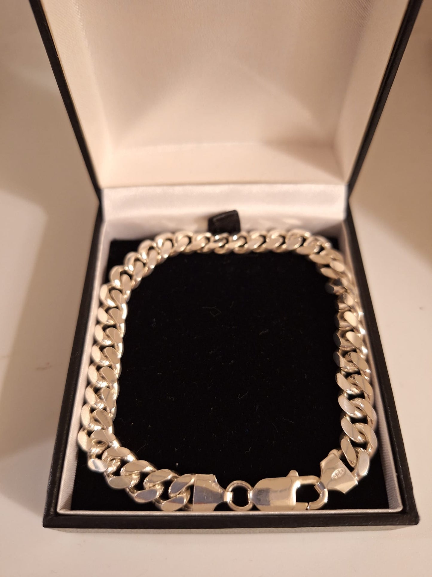 925 Solid Silver Cuban link Curb Bracelet