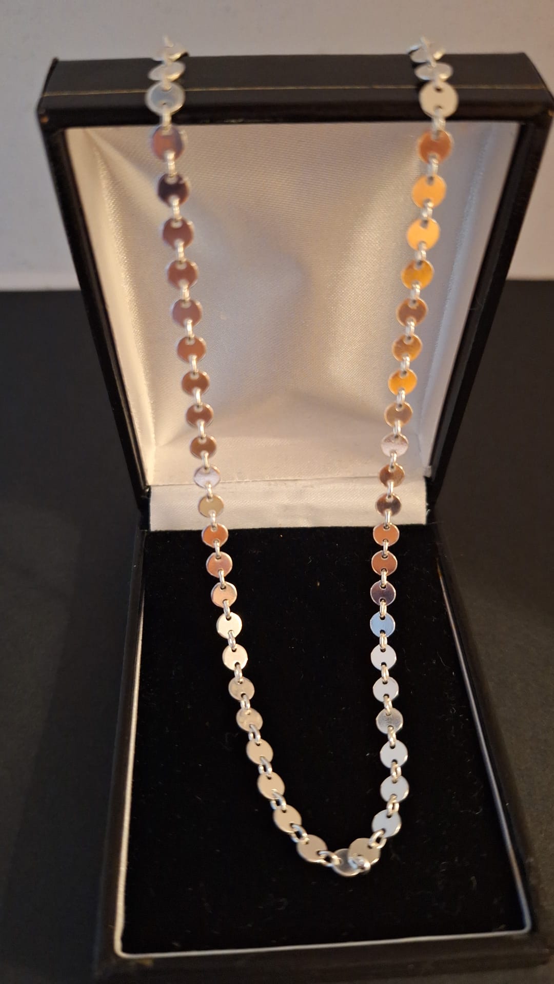 925 Silver Disc Necklace