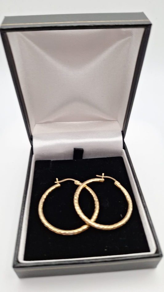 14ct Gold Hoops