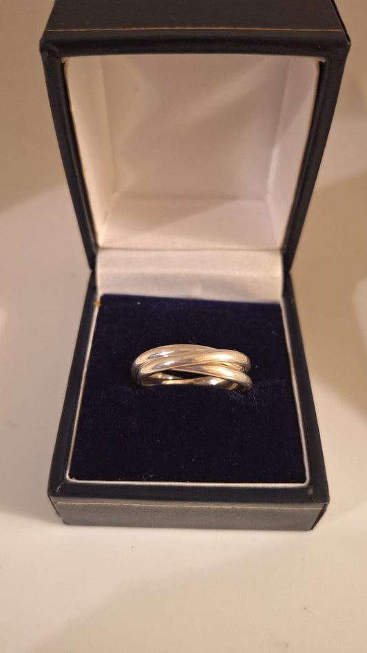925 Silver 2mm Russian Wedding ring