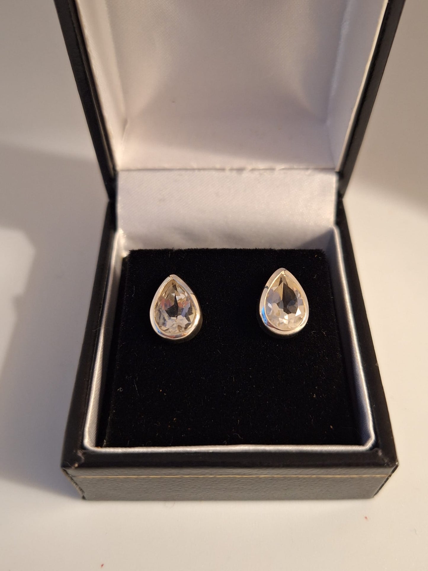 925 Silver Quartz Earrings
