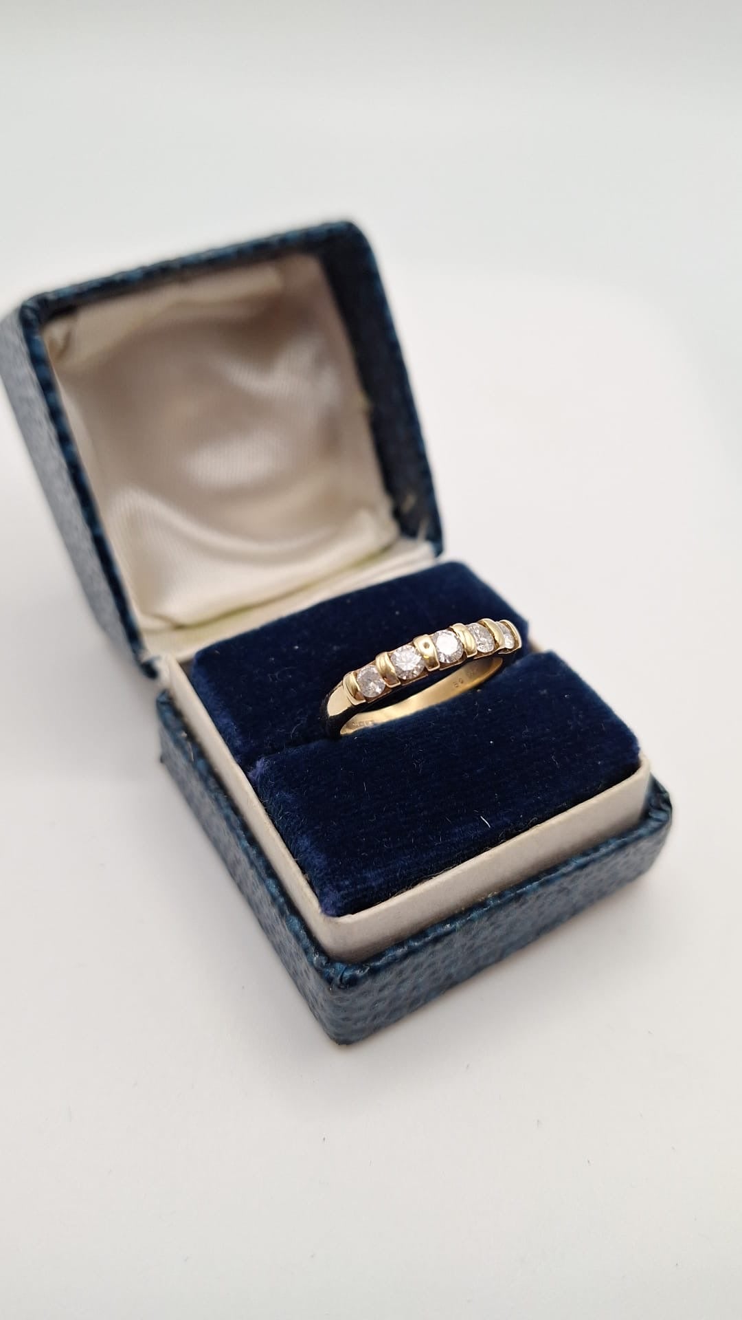 Pre owned 9ct Gold five stone Diamond Eternity Ring