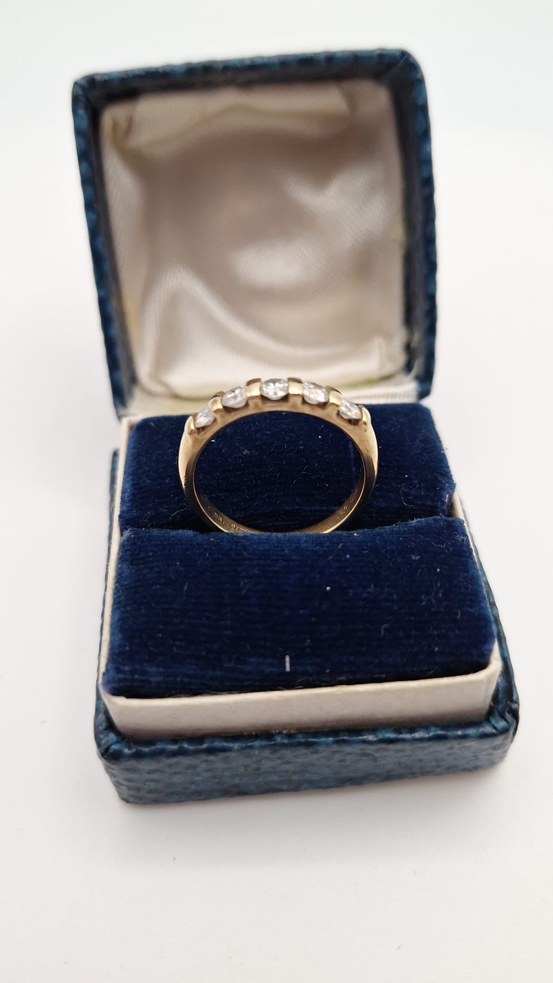 Pre owned 9ct Gold five stone Diamond Eternity Ring