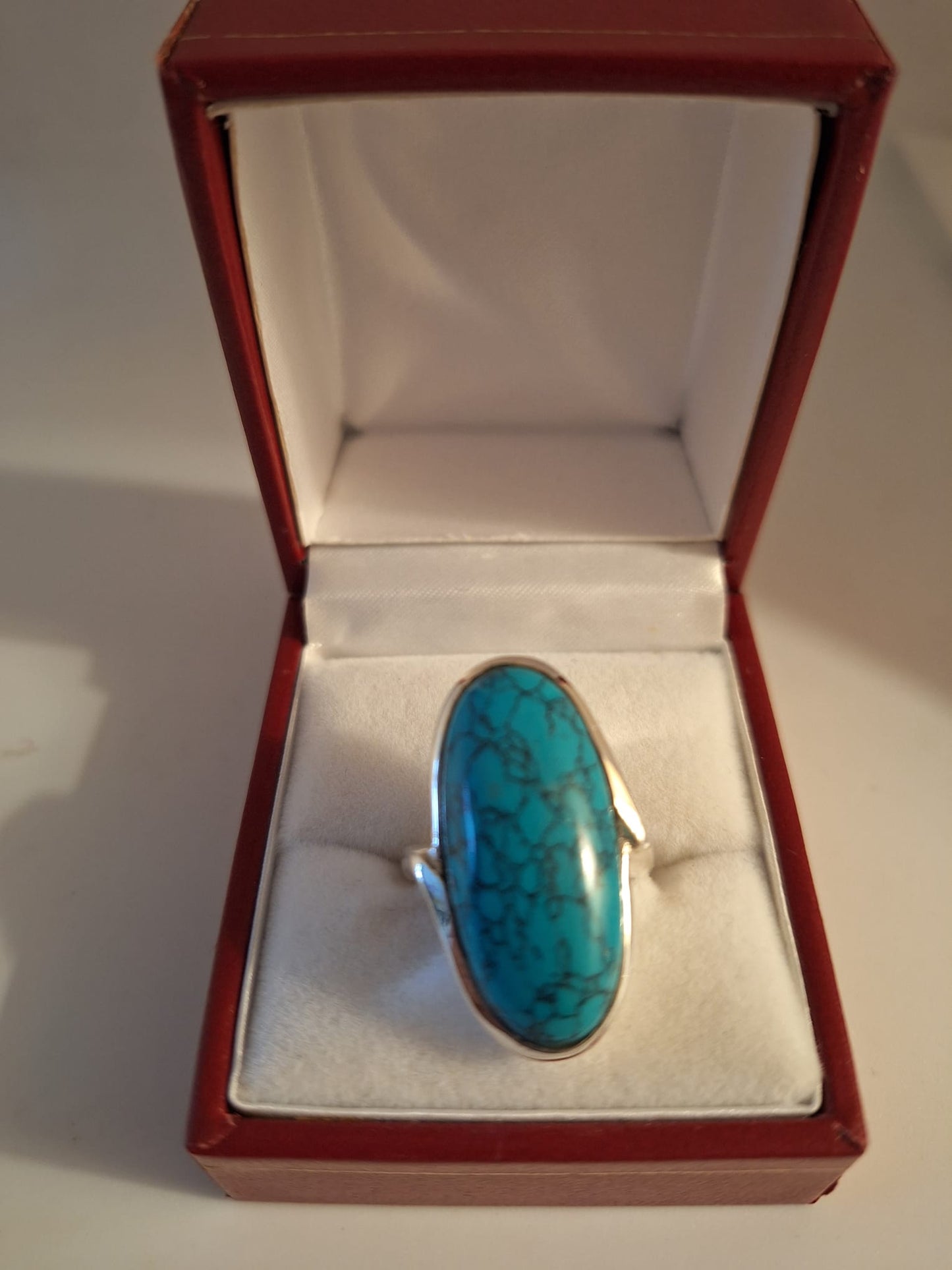 925 Silver and Turquoise Ring