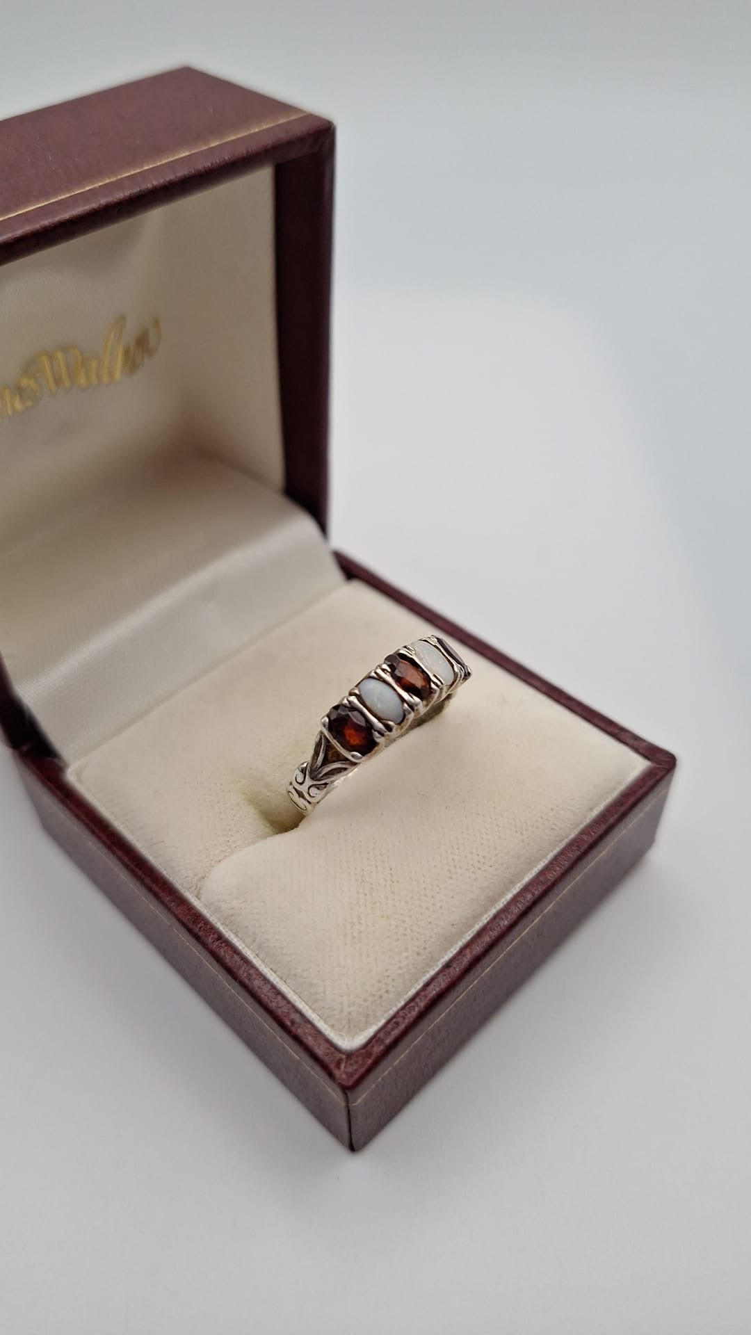 Silver, Opal and Garnet